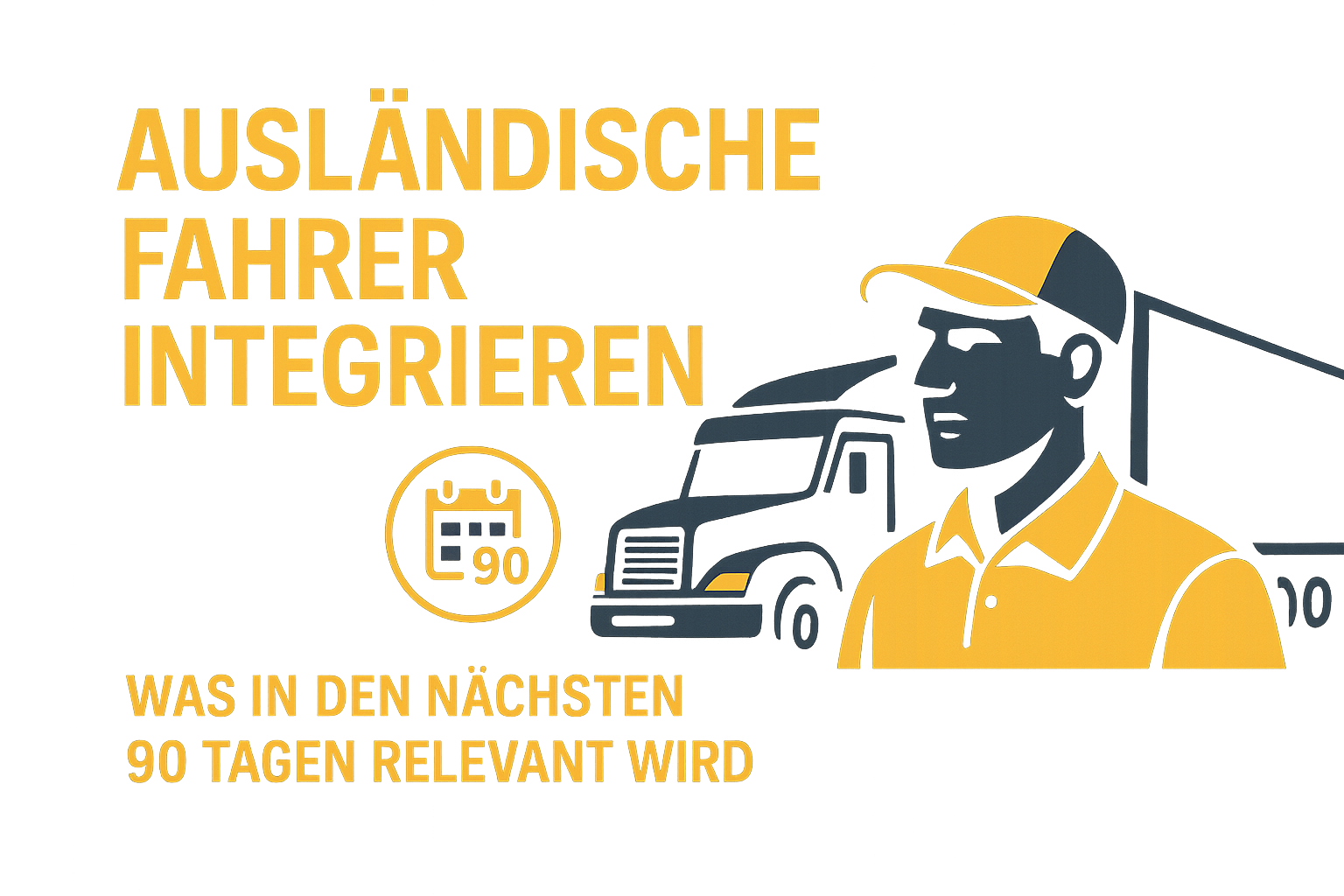 Editorial Hero Visual zum Thema ausländische fahrer integrieren: was in den nächsten 90 Tagen relevant wird